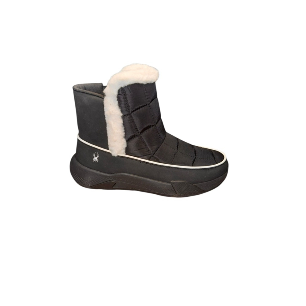Women's Spyder Lumi Black & White Winter Boots US 7.5